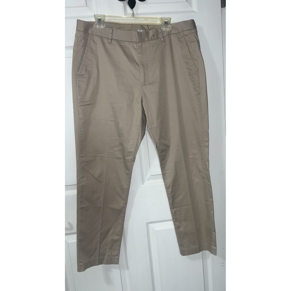 Bonobos Wednesday Pants 36x29 Tan Straight Leg Chino Cotton Stretch Performance